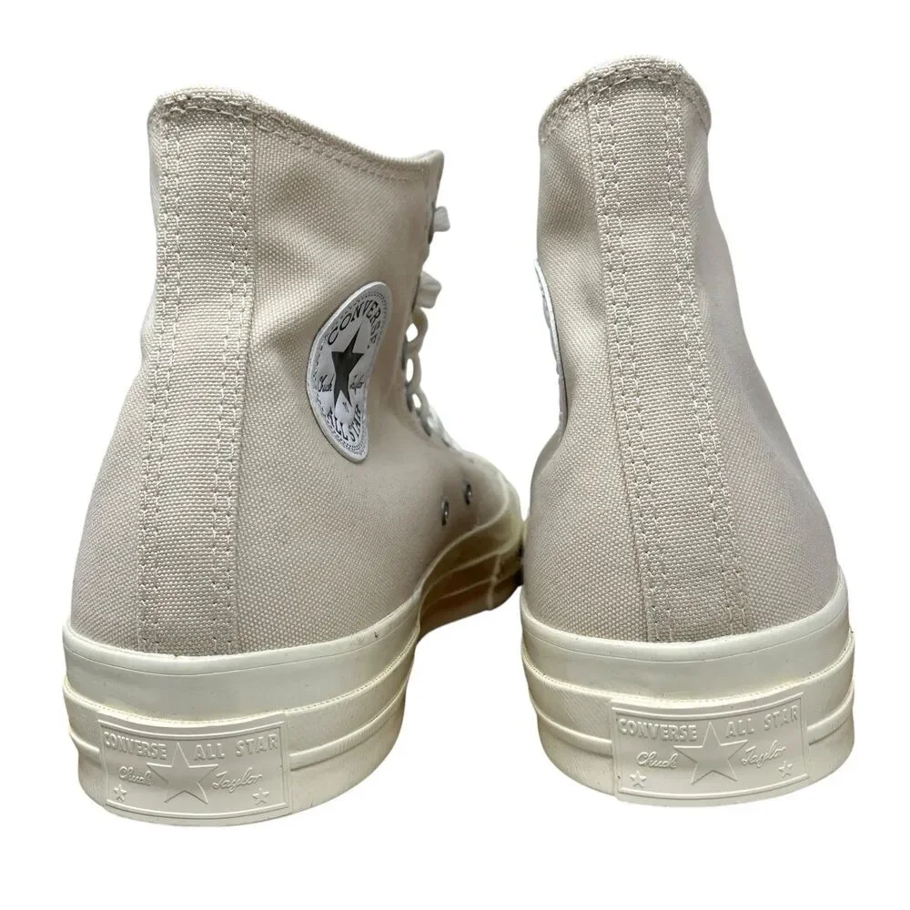 Converse Chuck Taylor All Star Hi Beige High Top Streetwear Sneakers - Picture 11 of 12